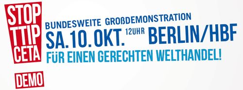 TTIP-Demo am 10. Oktober