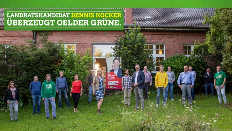Landratskandidat Dennis Kocker überzeugt Oelder Grüne