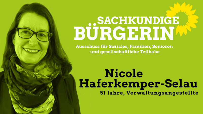 Nicole Haferkemper-Selau, sachkundige Bürgerin