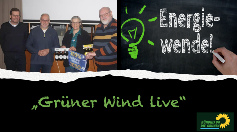 Energiewende vor Ort: „Grüner Wind live“ zeigt konkrete Wege auf