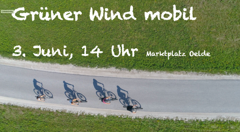 Grüner Wind mobil! Die politischen Highlights per Rad erkunden.